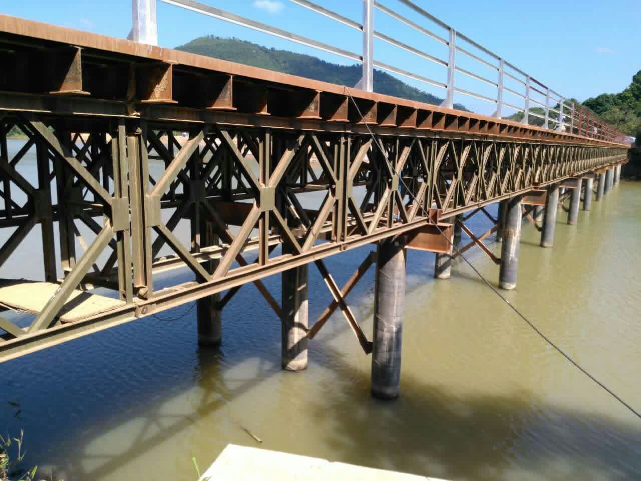 四川贝雷片厂家直销钢便桥,贝雷桥,施工平台设计安装和拆除