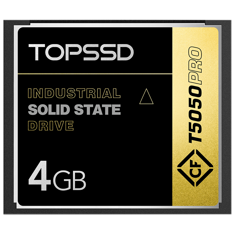 TOPSSD天硕 T5050Pro SLC工业级CF卡 4GB工业CF卡 工控用CF卡闪存卡 宽温三防 军工品质匠心之选示例图1