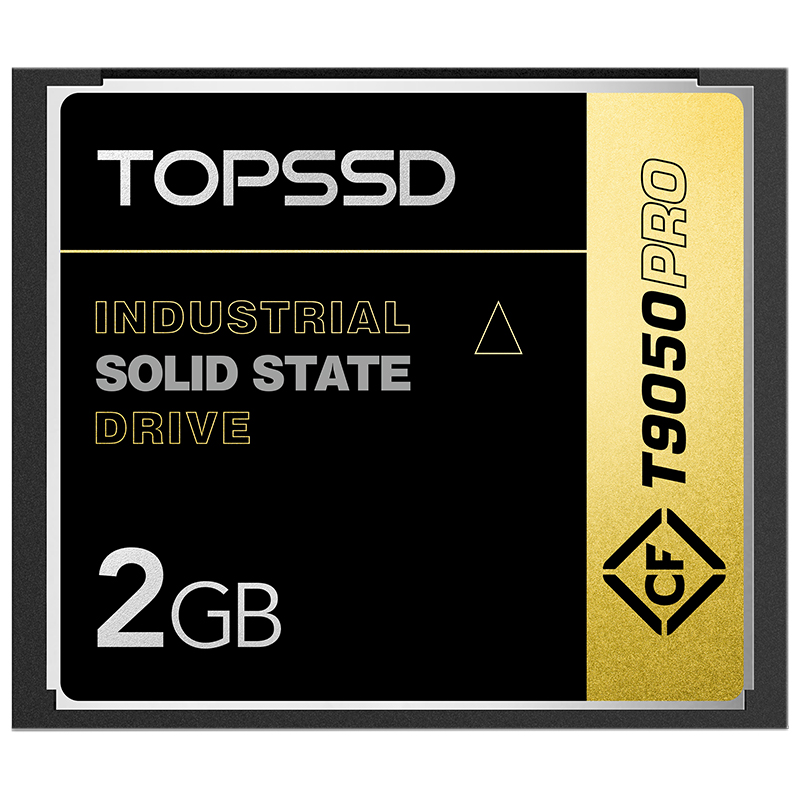 TOPSSD天硕 T9050Pro SLC工业级CF卡 2GB 工业CF卡 工控用CF卡 宽温三防 军工品质 匠心之选示例图3