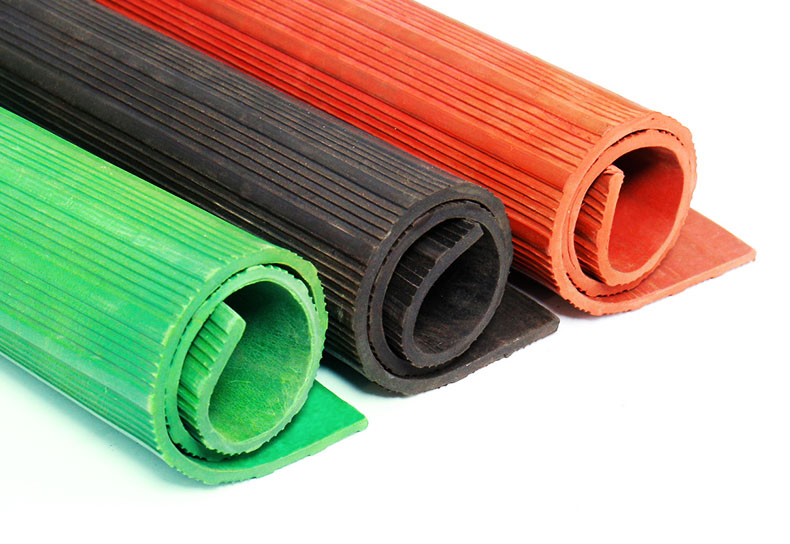 耐高压绝缘胶垫黑色，红色，绿色胶垫供应厂家示例图1