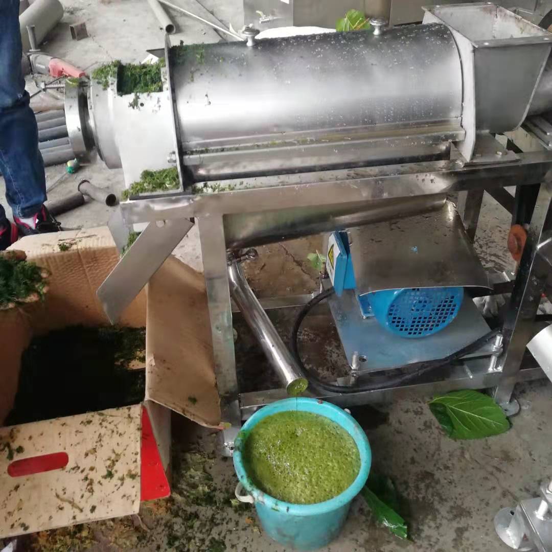 不锈钢果蔬榨汁机 菠菜汁加工挤压机 牧泰直销 渣浆分离榨汁机 牧泰