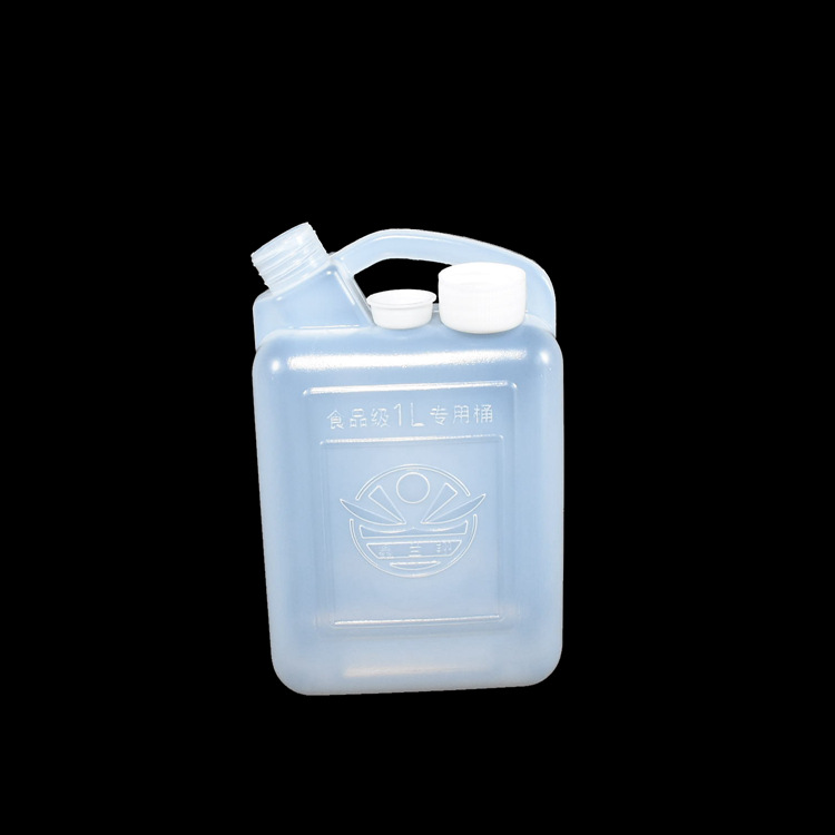 鑫兰翔牌1L食品级塑料桶 手提白色1升塑料桶 山东临沂1kg塑料桶示例图4
