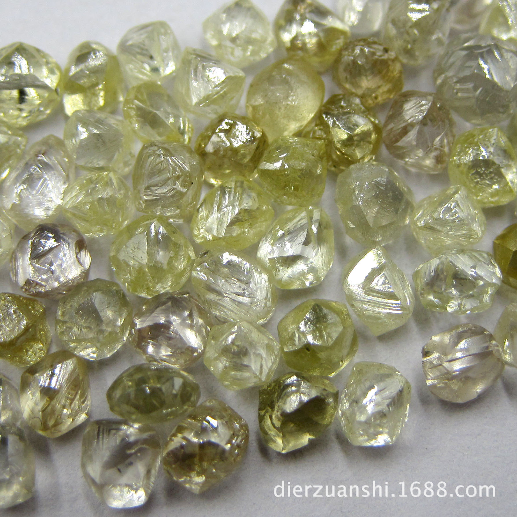 天然金刚石钻石原石颗粒透明干净超硬材料实验标本收藏示例图71