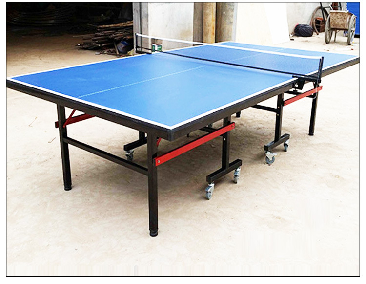 现货批发移动可折叠乒乓球台家用多功能室内乒乓球桌加工定制示例图9