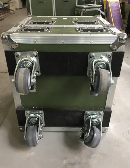 三峰铝合金箱轮子 包装箱脚轮 大型运输箱承重轮 铝箱配件示例图2