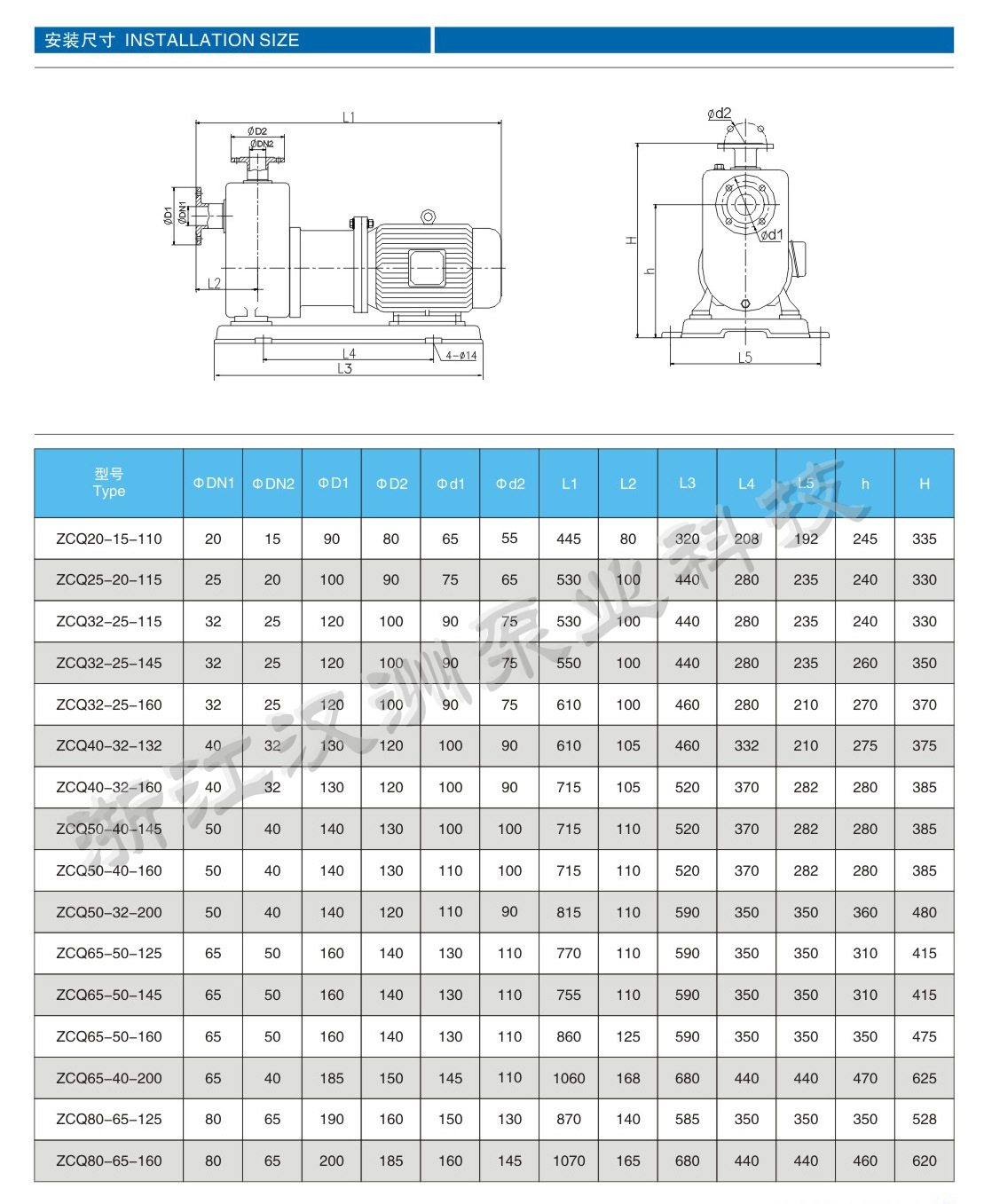 厂家促销ZCQ80-65-160PB自吸磁力泵 强力强磁自吸磁力泵示例图7