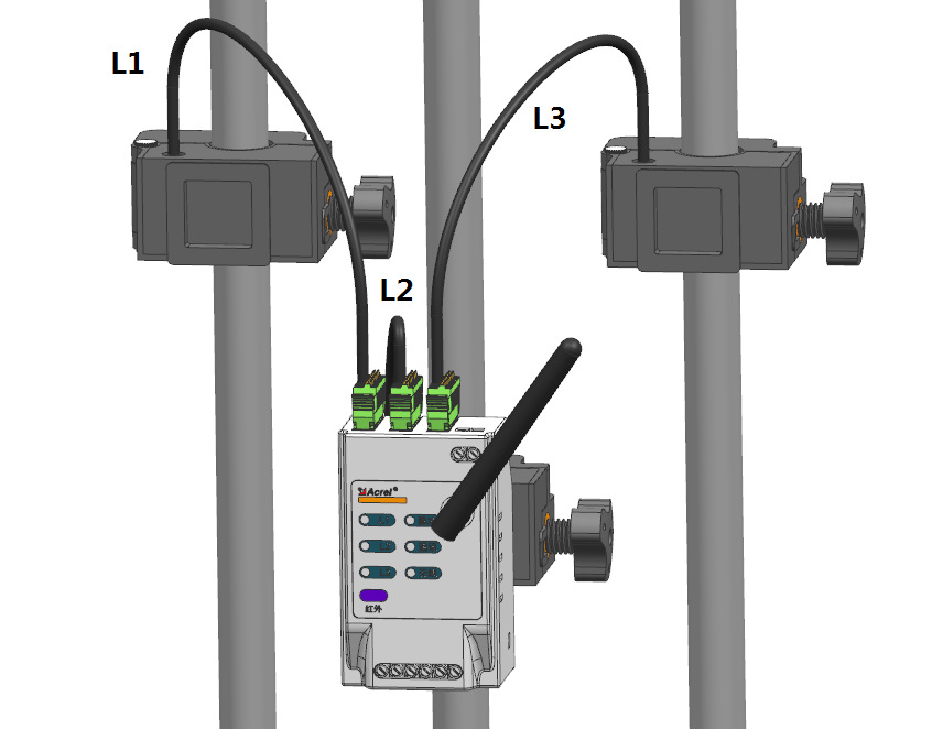 环保分表计电表 安科瑞AEW100-D20X 无线计量电能表示例图14