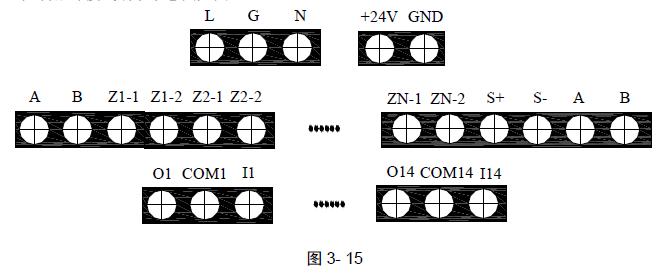 JB-QG/QT-GST9000火灾报警控制器接线端子图