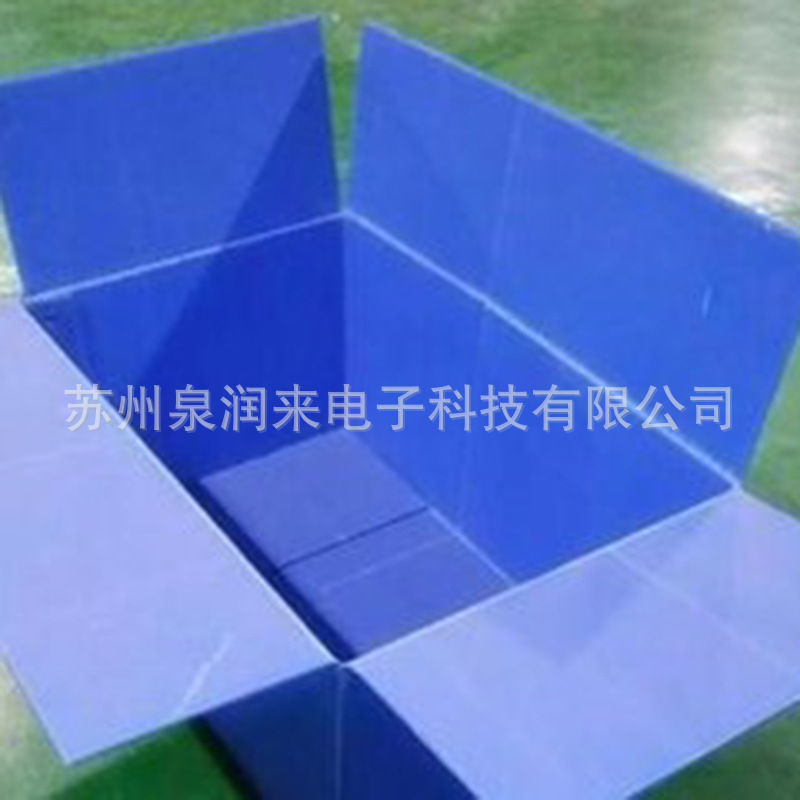 厂家直销 支持定制折叠式周转箱 包装 中空板折叠塑料箱示例图4