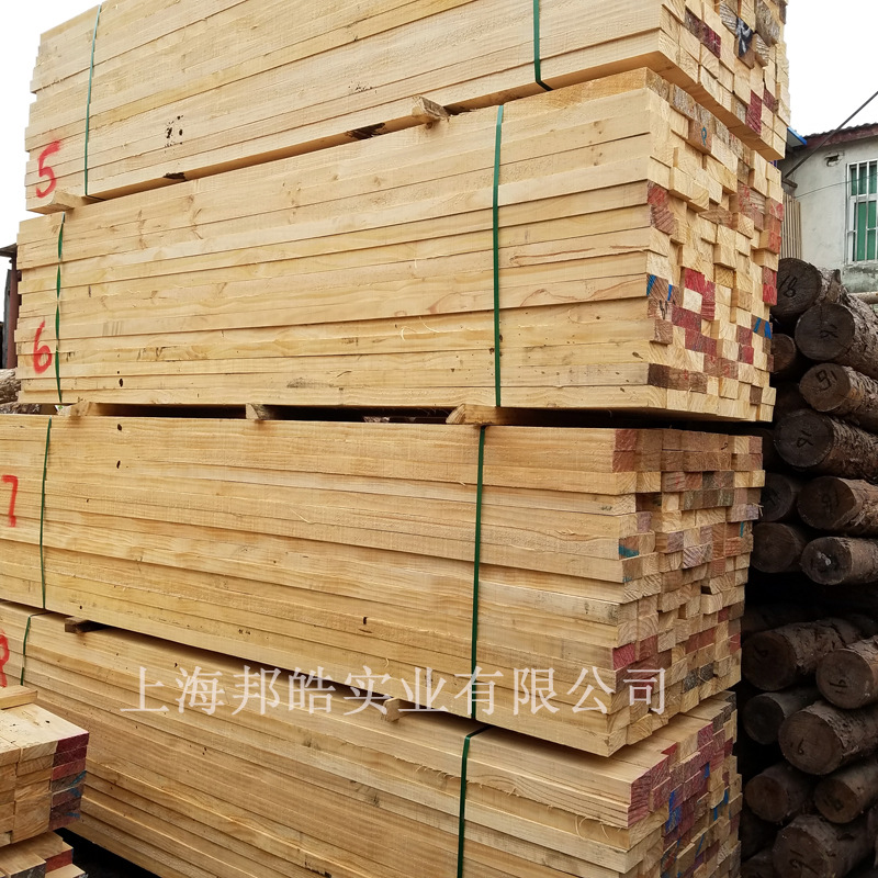 辐射松木条木方实木板材家具打包装木材示例图5