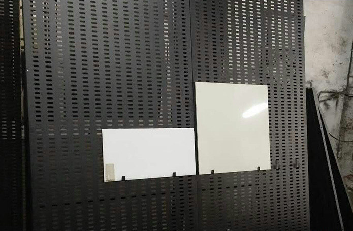 瓷砖展示架厂家   上海800*600地砖展板  金属洞洞板展架示例图14