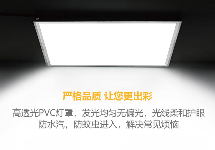 面板灯宏恩光牌LED面板灯600X600白光厂家批发超亮款LED平板灯优质低价示例图11