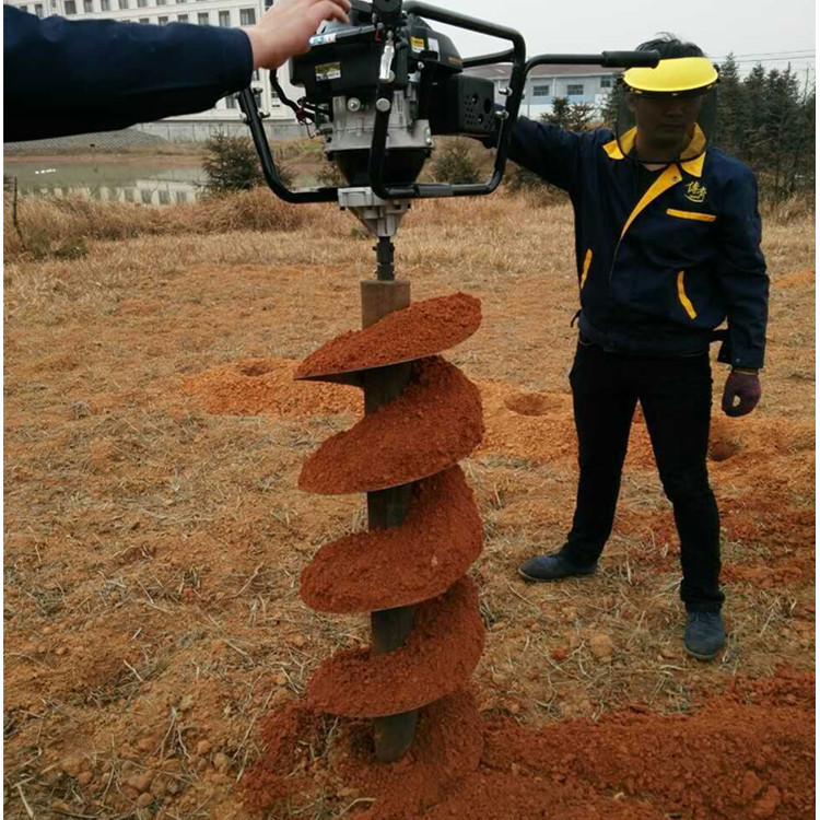 批发园林钻坑机 大马力手提式挖坑机 小型植树挖坑地钻机示例图8