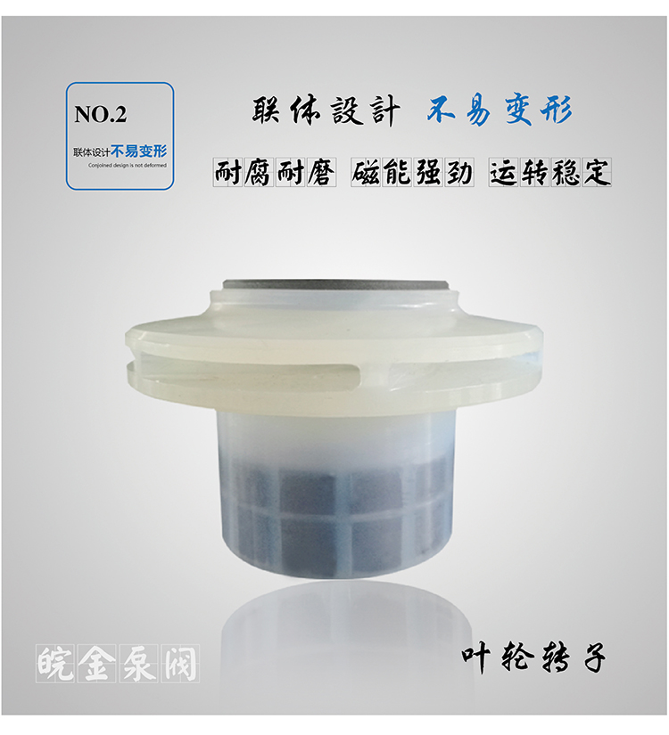 CQB32-20-125F塑料磁力泵 工程塑料磁力泵 微型塑料磁力泵 无泄漏磁力泵示例图14