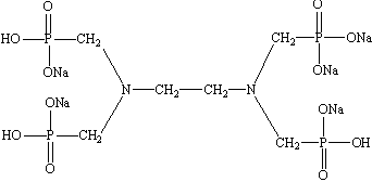 乙二胺四甲叉膦酸钠EDTMPS结构式