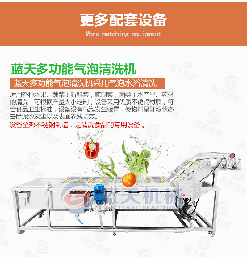 蓝天多功能果蔬切丁机 不锈钢果蔬切菜机 高速果蔬切丁设备生产商示例图13