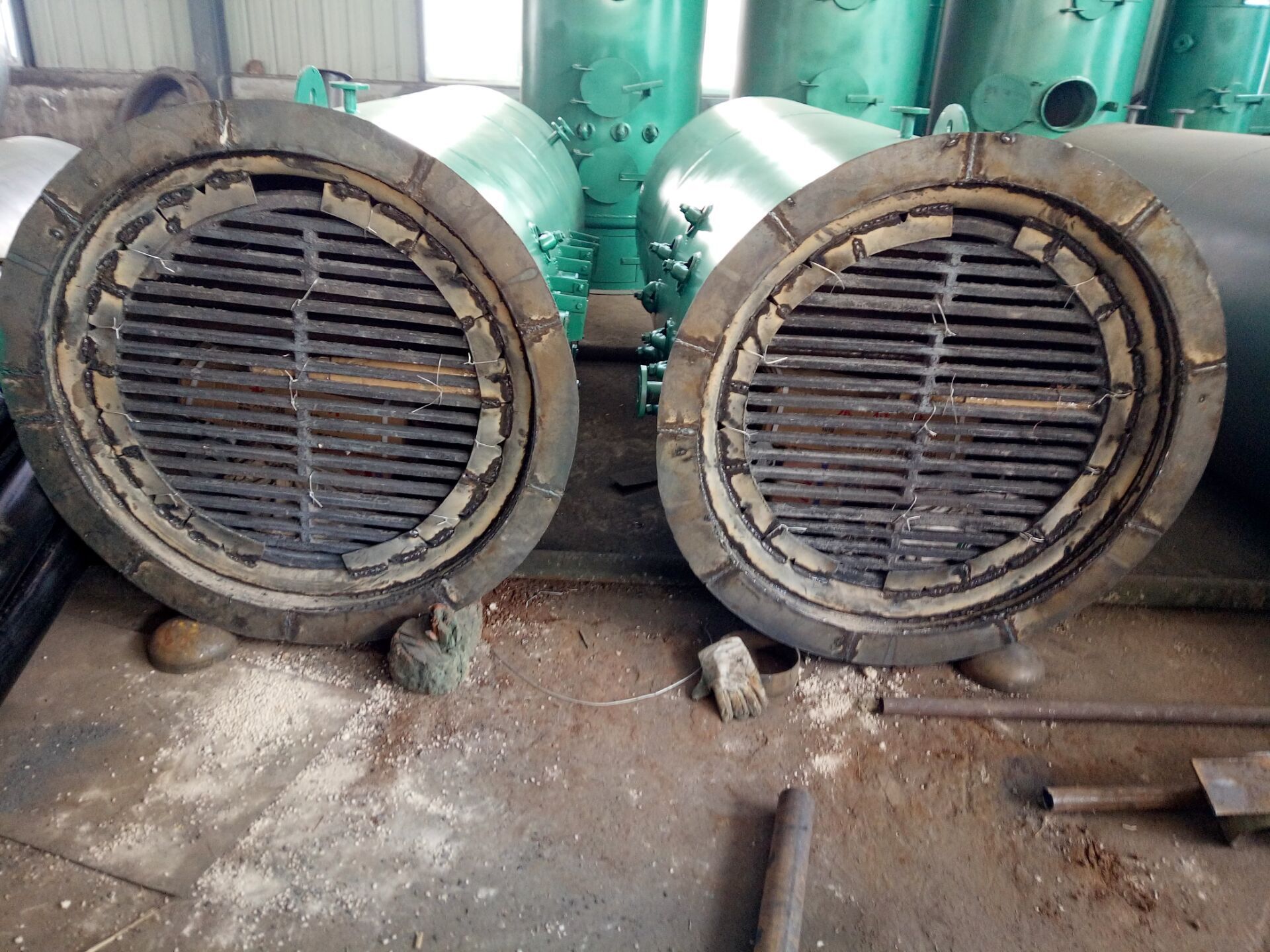 纺布印刷厂用立式蒸汽锅炉  蒸发量0.5吨7公斤压力立式蒸汽锅炉示例图19