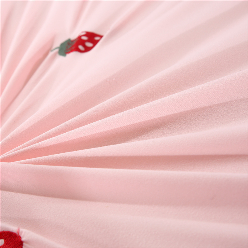 厂家直销美容四件套磨毛刺绣草莓按摩理疗床罩蝴蝶绣花美容床罩示例图54