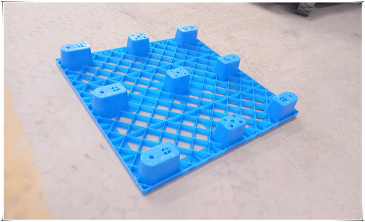 汉川网格九脚塑料托盘生产厂家叉车托盘规格1210蓝色塑料卡板批发示例图19