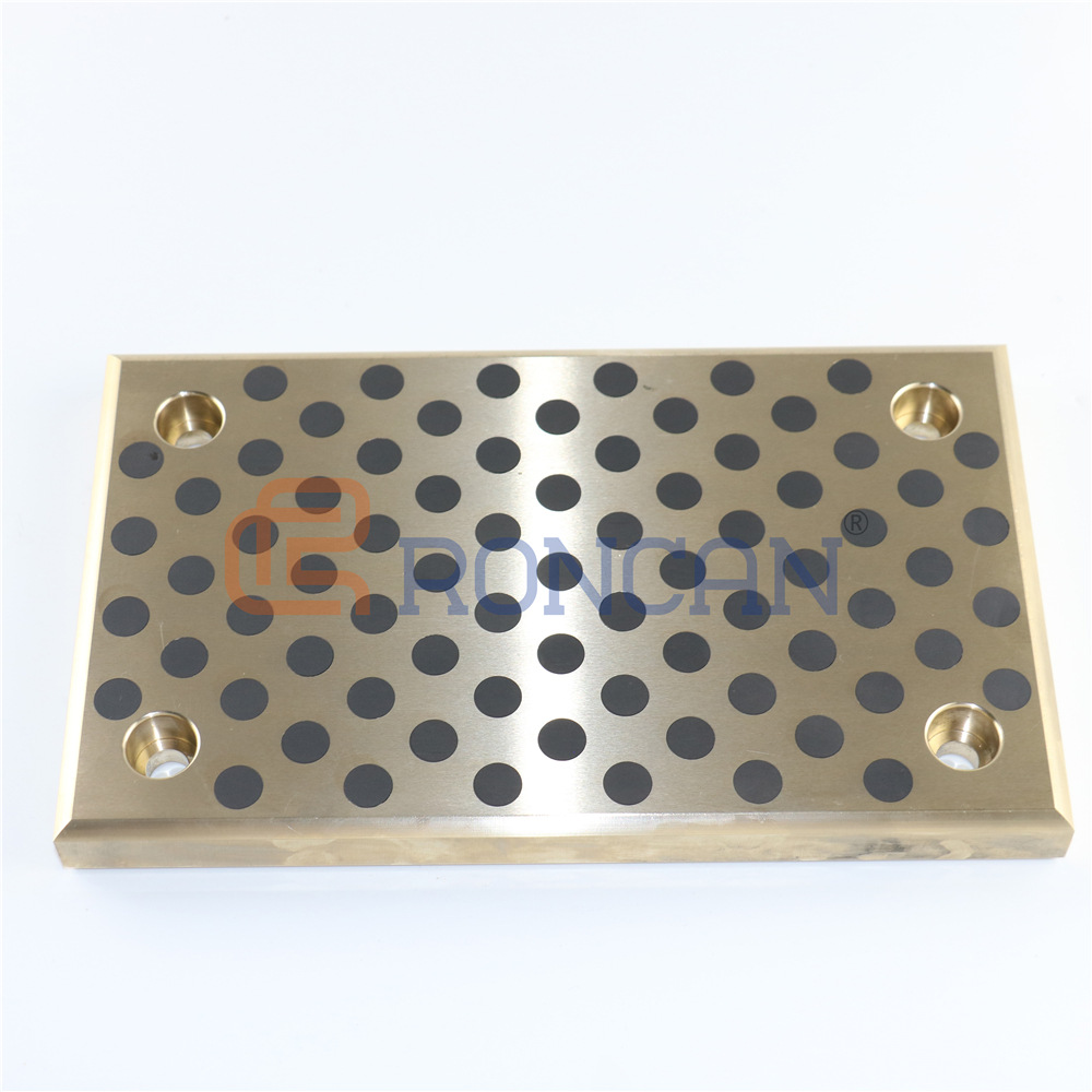 钢厂重型机械铜板 石墨铜板自润滑导板加工 带油槽铜滑板示例图14