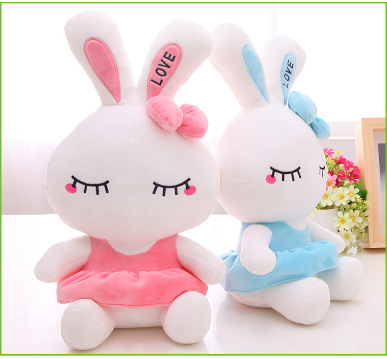 布娃娃毛绒玩具可爱创意兔子公仔兔子抱枕生日礼品送女友定制批发示例图6