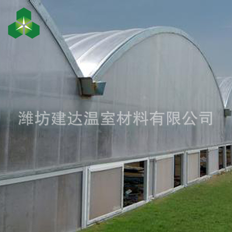 厂家直销阳光板温室 美观连栋温室大棚 定制批发结构稳定文洛温室示例图3