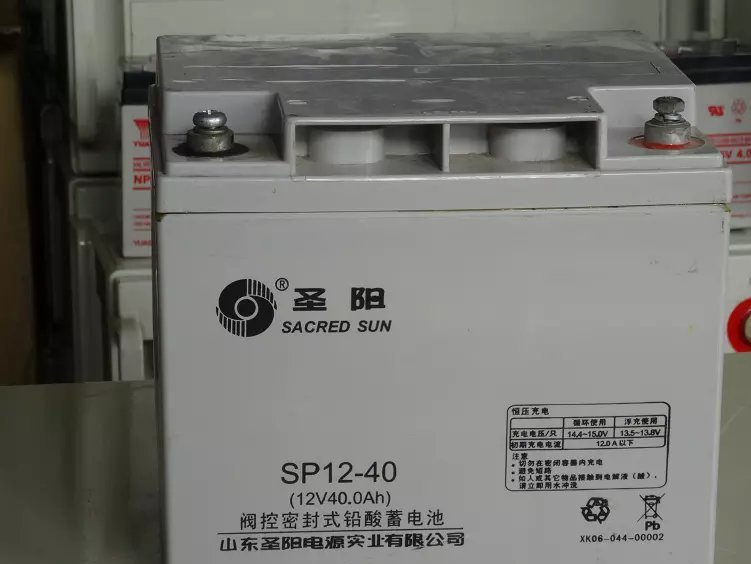 山东圣阳蓄电池SP12-40 圣阳12v40ah蓄电池 免维护直流屏电池 专用ups电池 eps专用电池示例图3