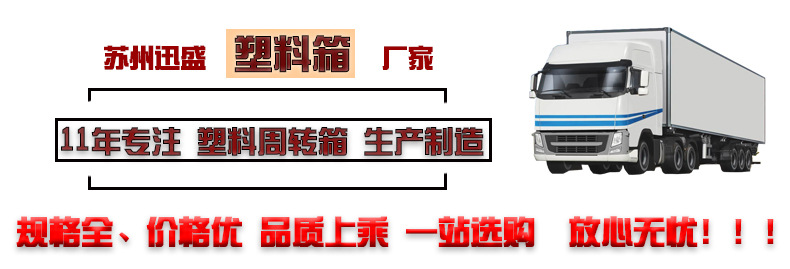 苏州迅盛厂家直销小型加强筋带盖防尘塑料周转箱  带把手物流箱示例图13