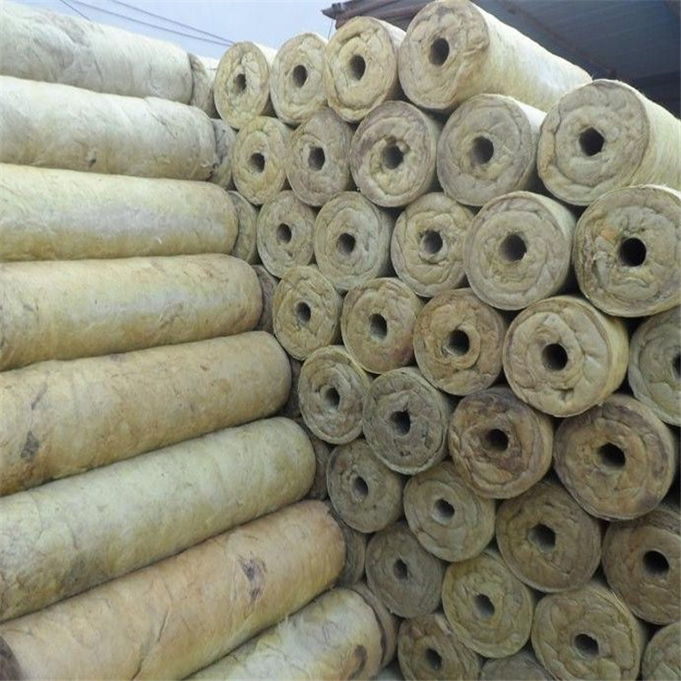防火岩棉管  各种规格岩棉管壳  高密度岩棉管厂家示例图1