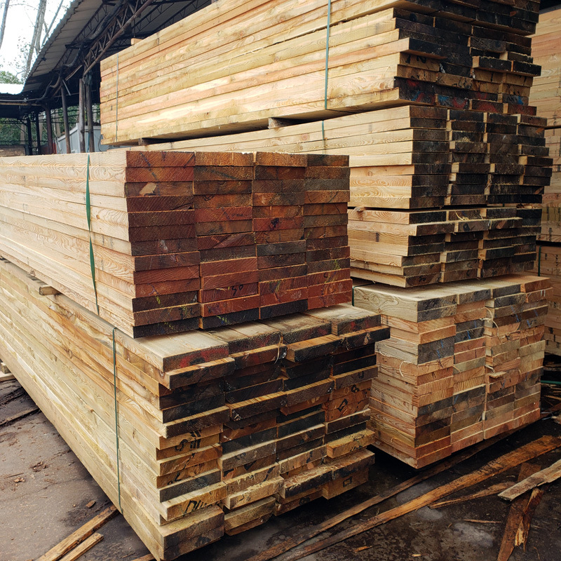 落叶松 木方枕木 木跳板实木木料 木材厂加工批发示例图5