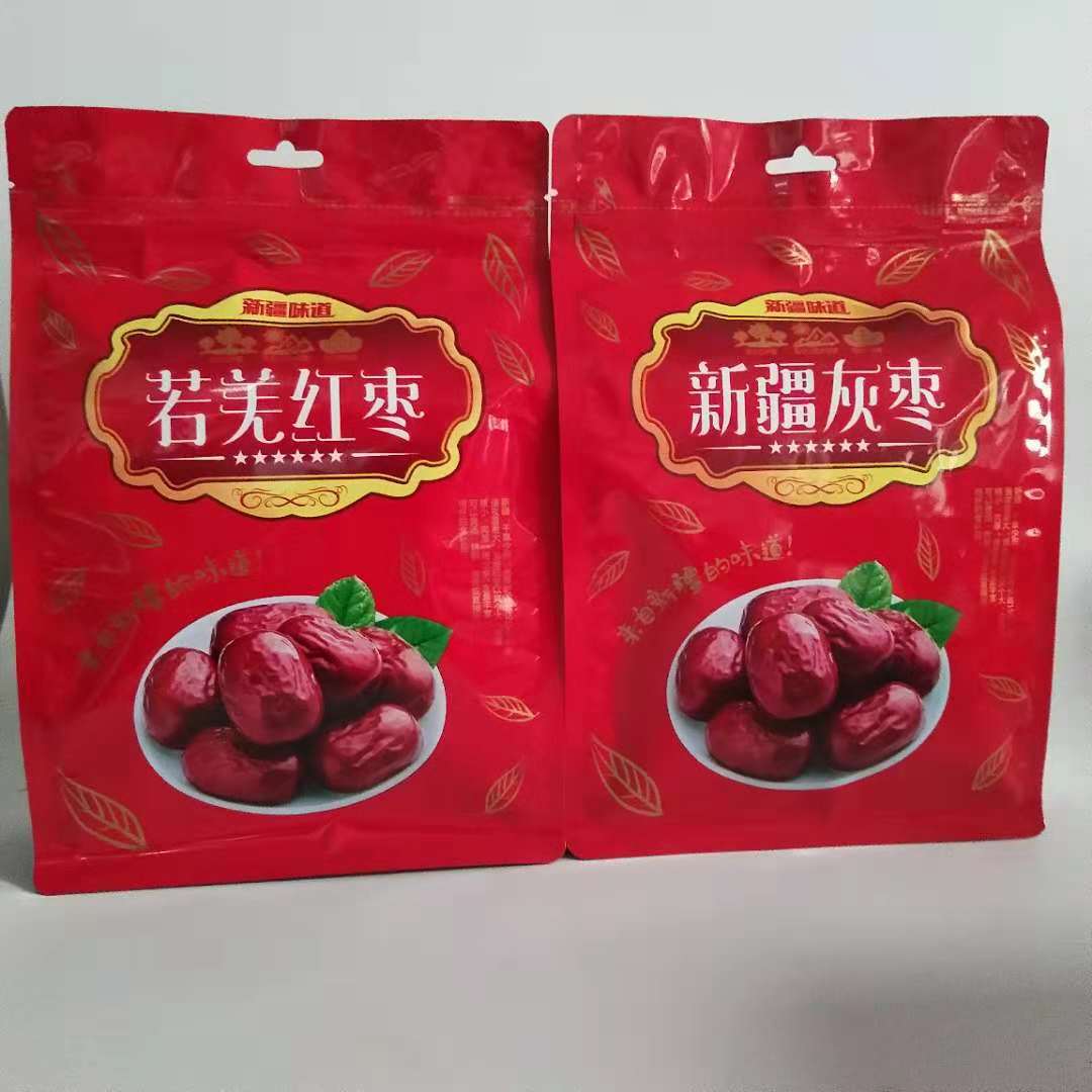 厂家供应食品包装袋 八边封和田大枣包装袋 自立自封包装袋示例图127