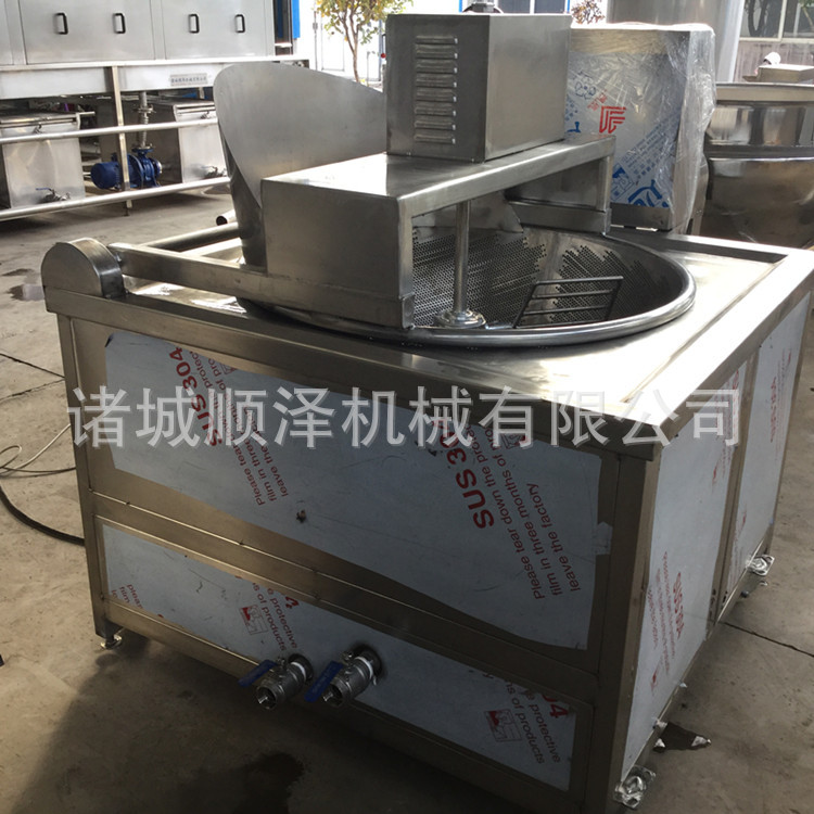 鱿鱼块油炸机 小鱼仔油炸机 小型肉制品油水分离油炸机  顺泽油炸示例图6