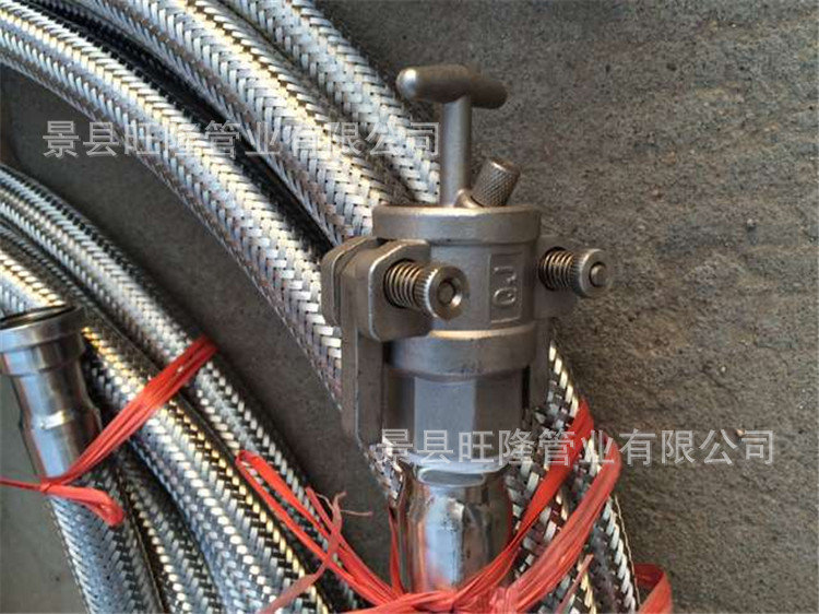 钢厂用金属软管 钢带编织金属软管  耐高温高压 耐油示例图18