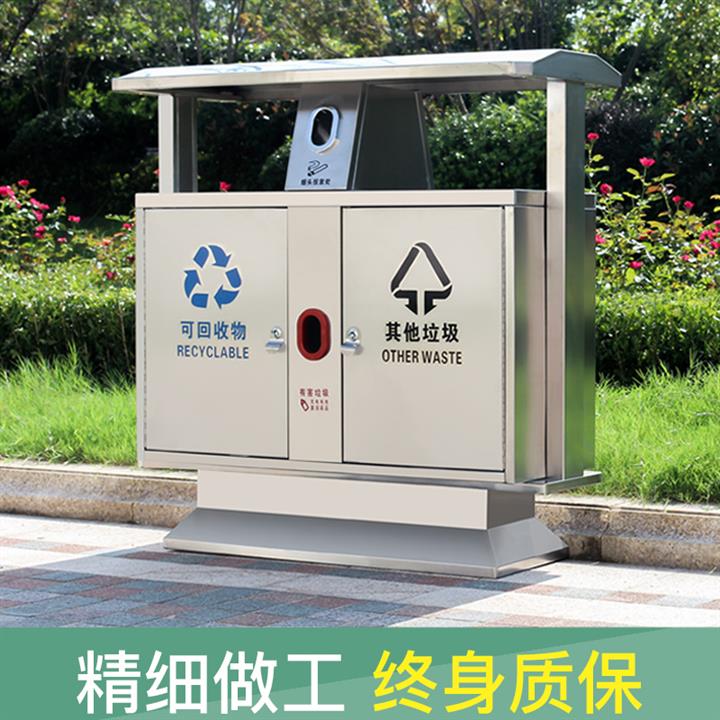 郑州不锈钢不锈钢垃圾桶规格,不锈钢垃圾箱