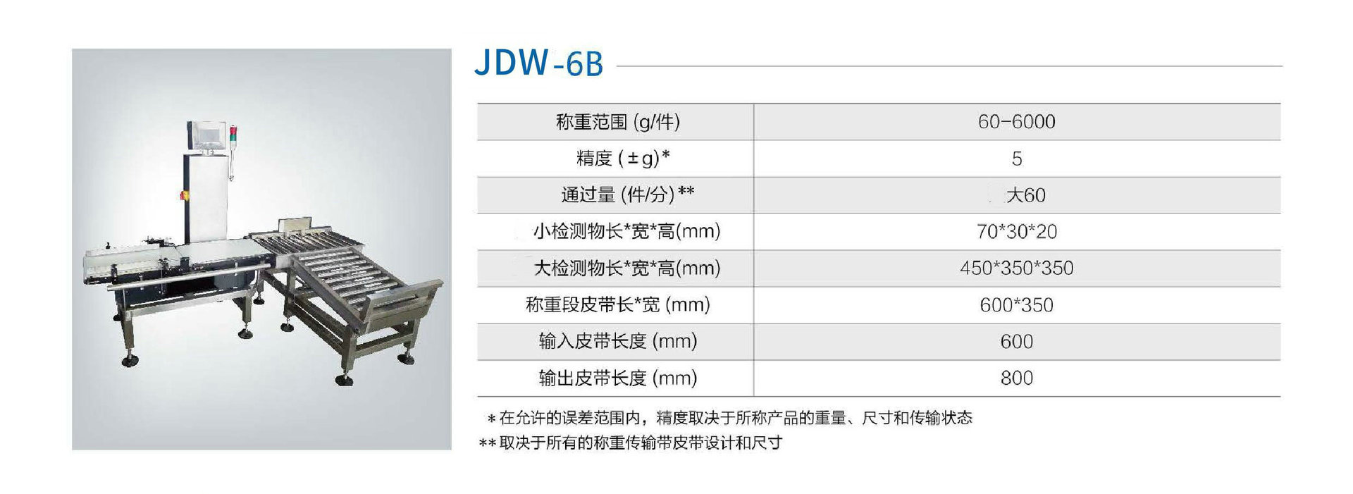JDW厂家供应动态检重秤 称食品花生重量分拣机全自动分拣剔除机器示例图16