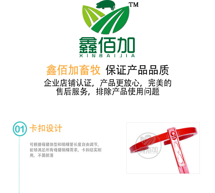 出口级猪用输精架 猪自动授精输精架输精夹 兽用人工授精设备厂家示例图4