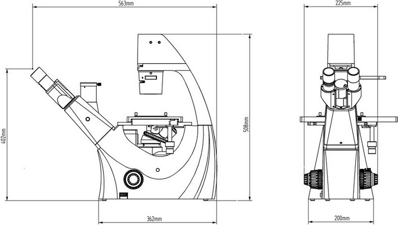 留辉科技 倒置生物显微镜 XDS－5 重庆显微镜专卖示例图8