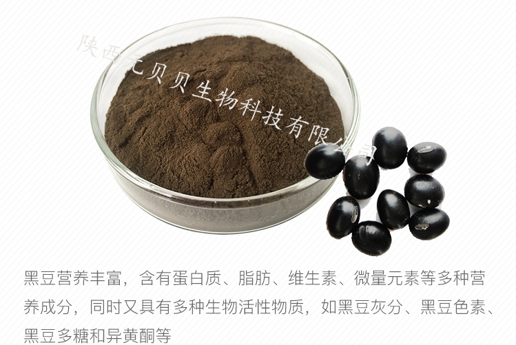 黑豆浓缩粉 速溶固体饮料厂家直供好品质 黑豆粉示例图3