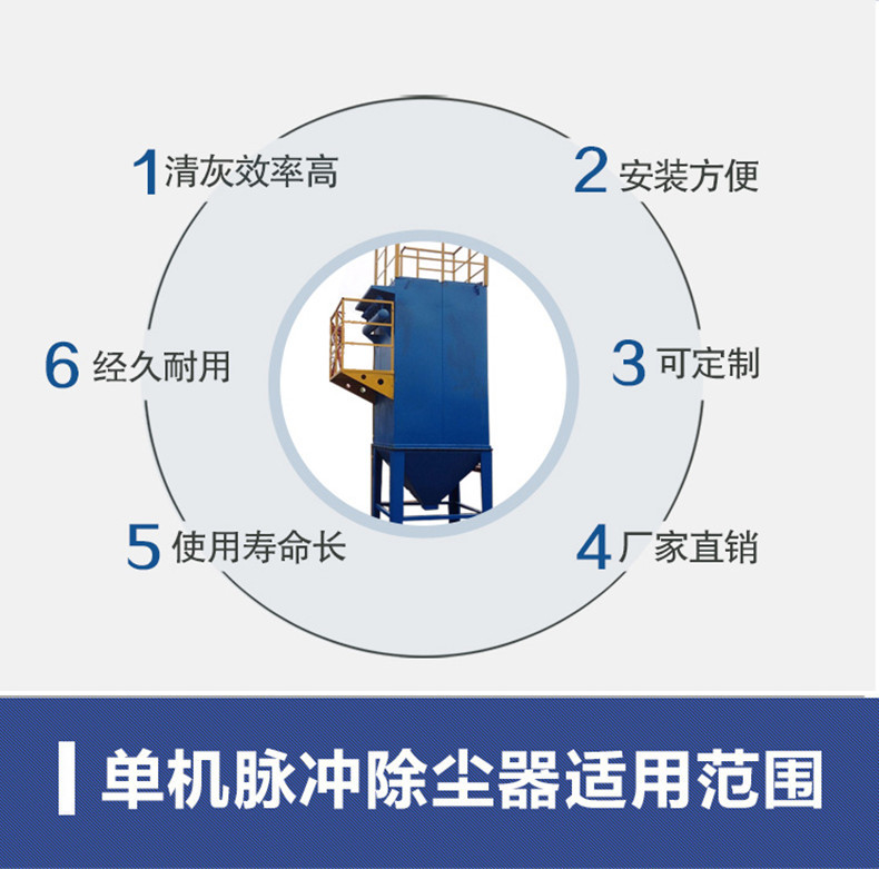 供应除尘器 碳钢壳体 订制脉冲布袋除尘器示例图8