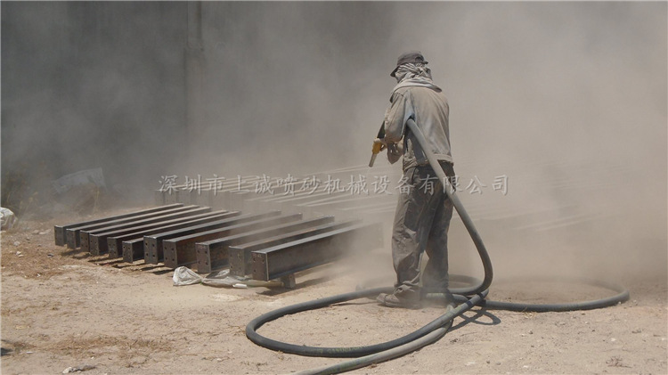 除锈喷砂机 汽车车厢除漆除锈翻新专用喷砂机 喷砂机批发示例图12