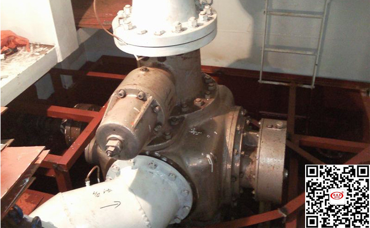 燃料油装船泵用立式双螺杆泵V2.1ZK34Z1M1W73带船检的双螺杆泵示例图5