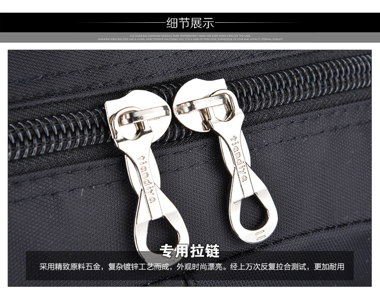 男士时尚休闲双肩运动包 牛津布防水男款商务包旅行电脑背包定做示例图17