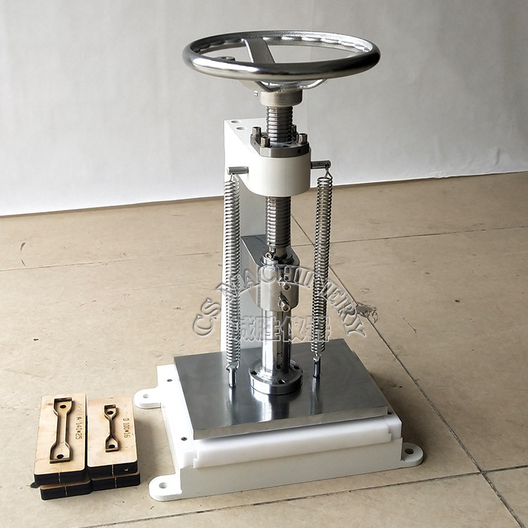 现货橡胶冲片机手动材料冲片机配合拉力机栽切测试方片橡胶切片机示例图2