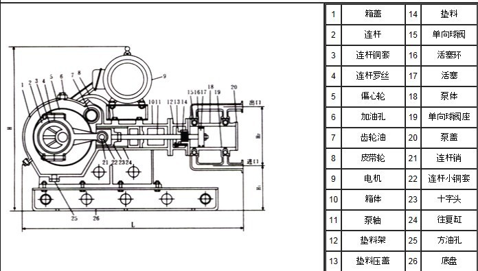 直销WB1-0.75电动往复泵 希伦电动往复泵 上海往复泵示例图1