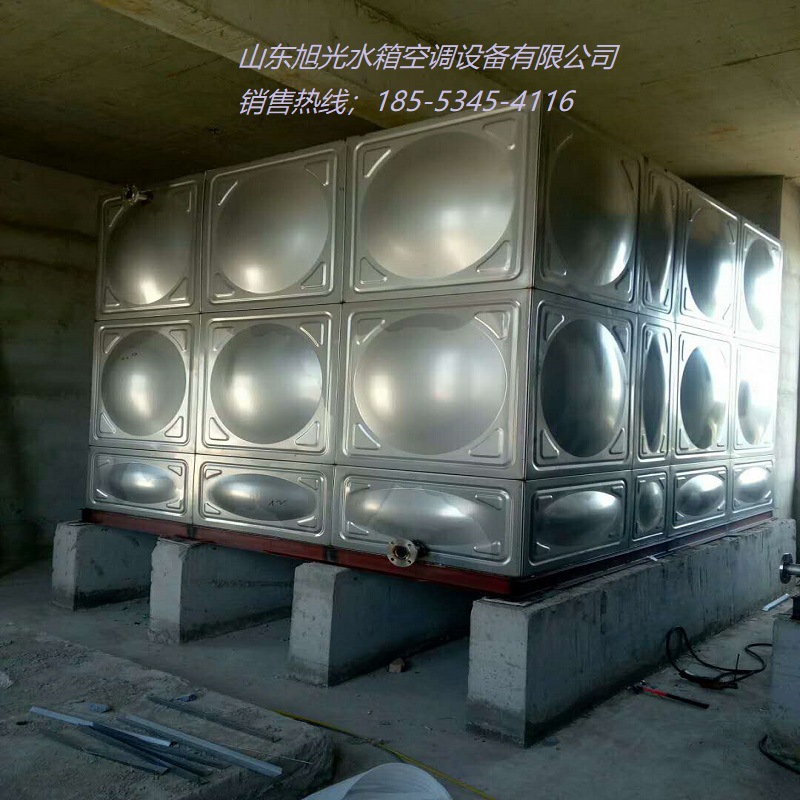 组合式水箱厂家 不锈钢水箱 保温水箱 现场安装 镀锌板地埋式水箱示例图13