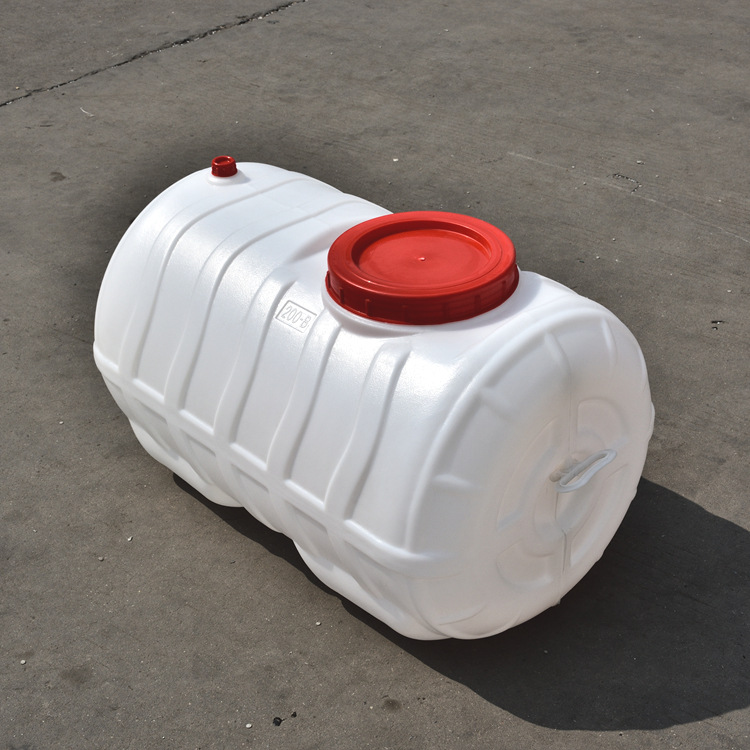 批发带盖卧式水槽|150升家用食品级储水桶|200-B#大塑料桶示例图5