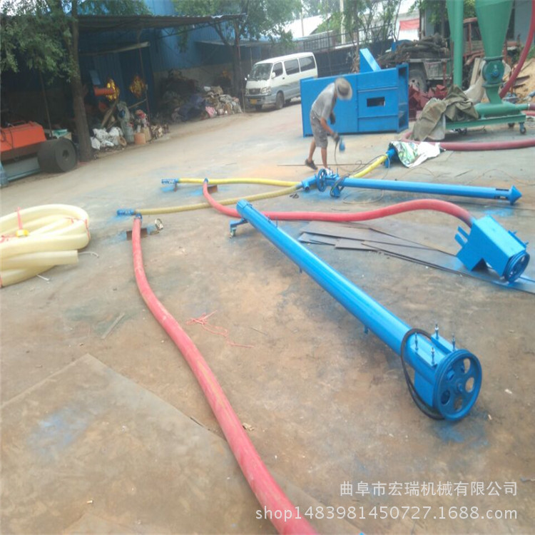 管式螺旋输送机螺旋蛟龙提升机，上海粉体上料机生产厂家示例图9