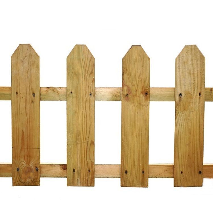 定制木质栅栏围栏 碳化木园艺木篱笆 花园户外绿化围栏护栏示例图13