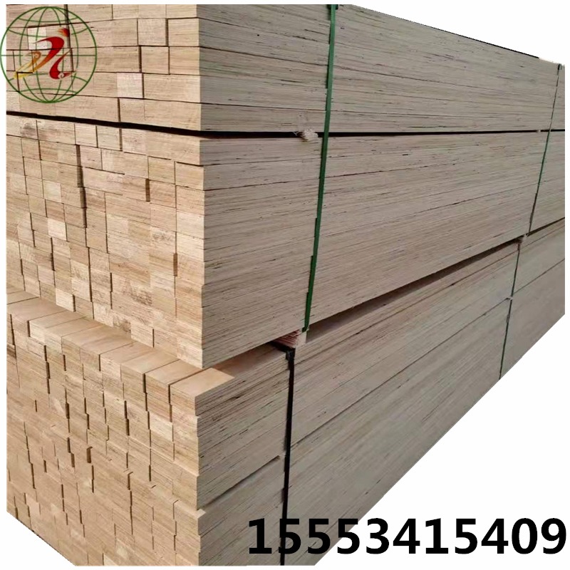 全杨木LVL多层板包装材LVL层积材顺向板出口免熏蒸木方价格