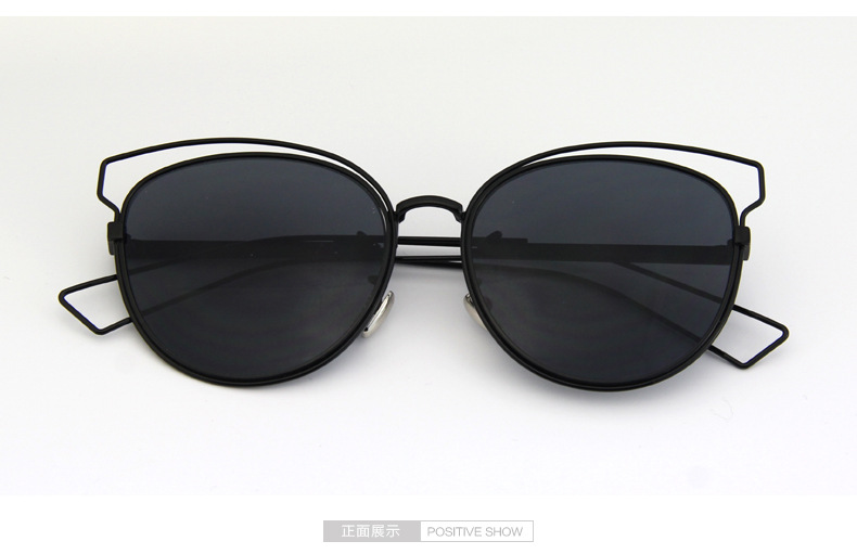 2016新款太阳镜批发 时尚潮流太阳眼镜 个性女士墨镜 猫眼太阳镜示例图14